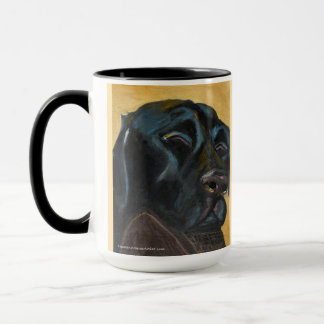Caneca Preta Dormente Lab | Duas Cores, 450 ml