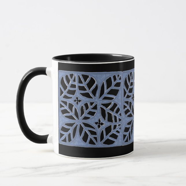 Caneca preta e azul (Esquerda)