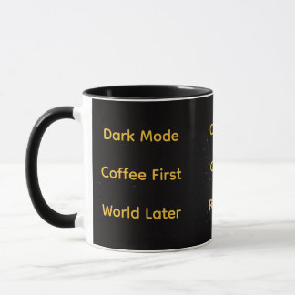 Caneca preta especial
