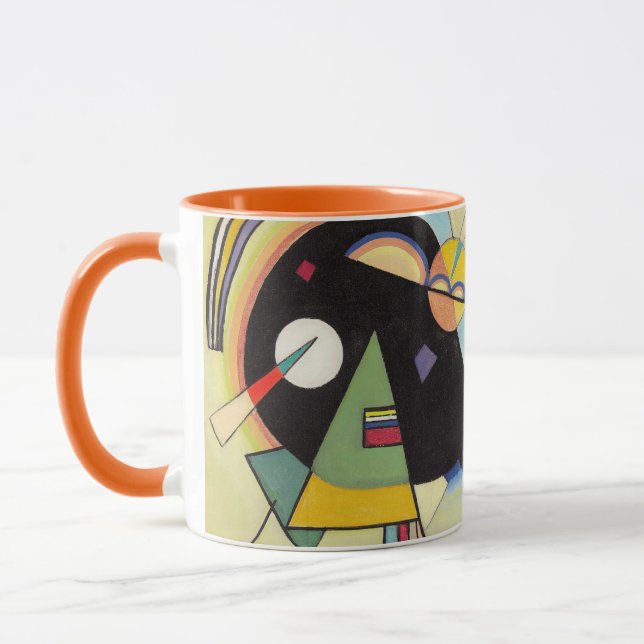 Caneca preta & violeta de Kandinsky - da arte (Esquerda)