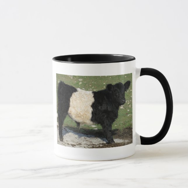 Caneca Preto bonito vitela cercada de Galloway (Direita)