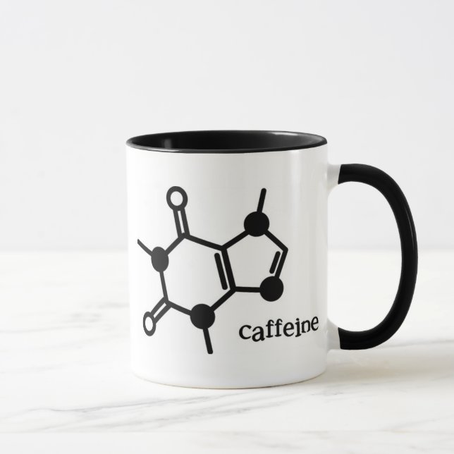 Caneca preto da cafeína (Direita)