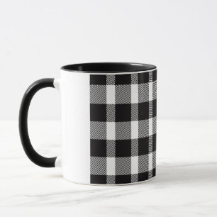Caneca preto e branco