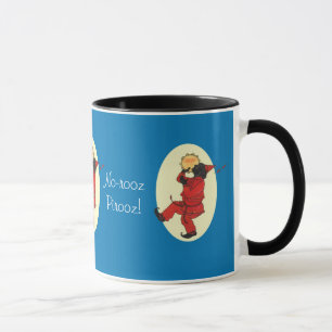 Caneca preto e branco da campainha para Norooz: