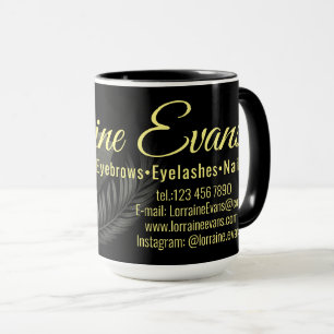 Caneca Preto e Dourado.