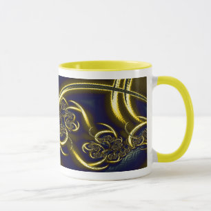 Caneca Preto e Dourado