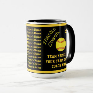 Caneca Preto e presentes personalizados ouro do treinador
