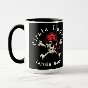 Caneca Preto pirata