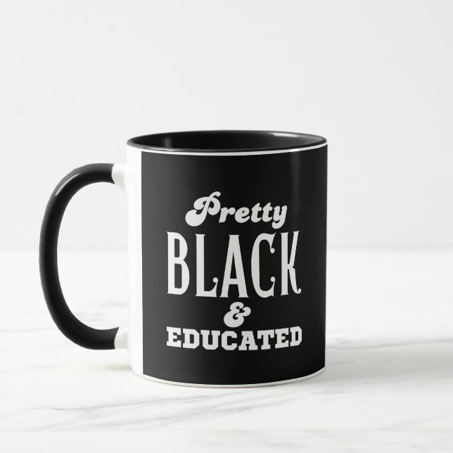 Caneca Pretty Black & Educated (Esquerda)