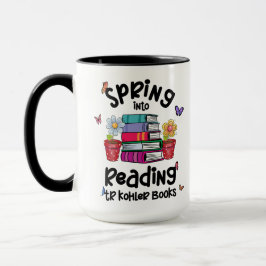 Caneca Primavera em Leitura TR Livros Kohler