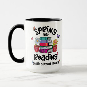 Caneca Primavera Para Ler Os Livros Do Dustin Stevens
