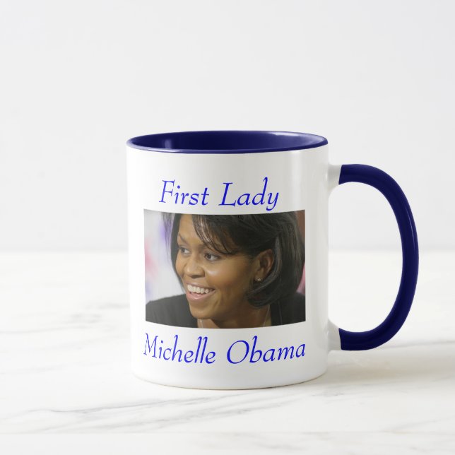 Caneca Primeira senhora Michelle Obama (Direita)
