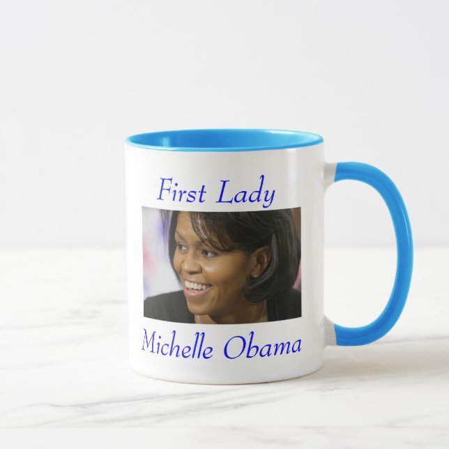 Caneca Primeira senhora Michelle Obama - personalizada (Direita)