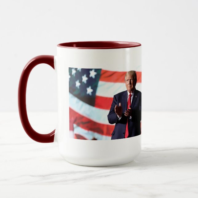 Caneca Primeiro a América Trump (Esquerda)
