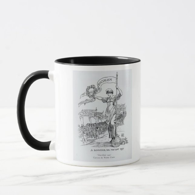 Caneca Primeiro de Maio, 1907 (Esquerda)
