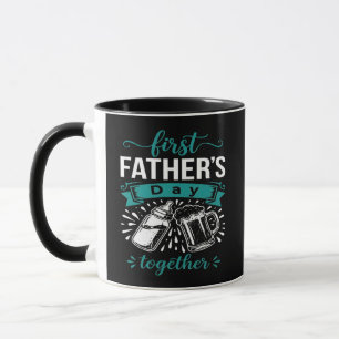 Caneca Primeiro Dia dos Pais Juntos