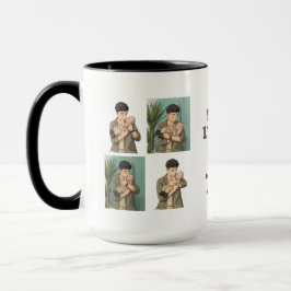 Caneca Primeiro Dia dos Pais Papai est 2026 Estilo Anime