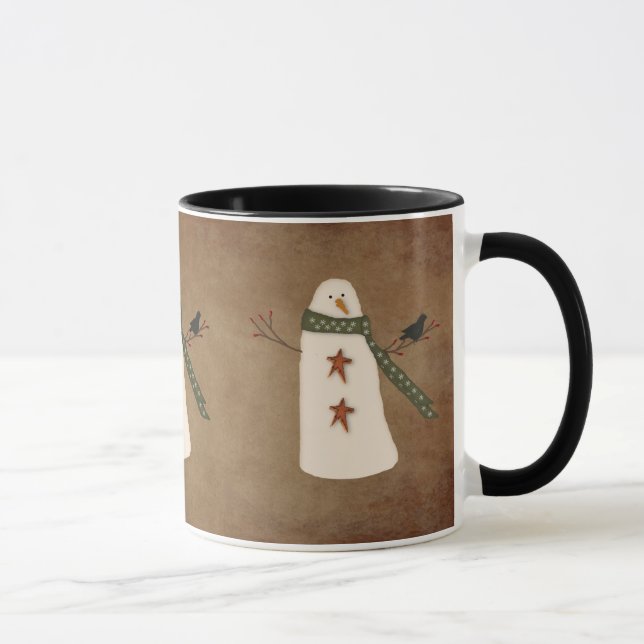 Caneca Primitivo Snowman Mug (Direita)