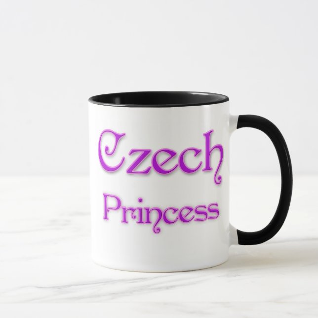 Caneca Princesa checa (Direita)