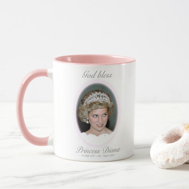 Caneca Princesa Deus abençoe Diana (Com Donut)