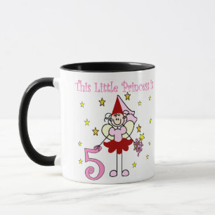 Caneca Princesa feericamente 5o aniversário