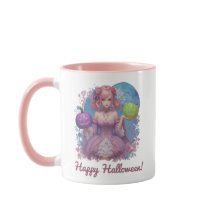 Princesa Halloween em tons pastel