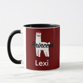 Caneca Princesa Lama Design - Combo Mug
