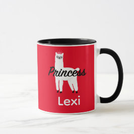 Caneca Princesa Lama Design - Combo Mug