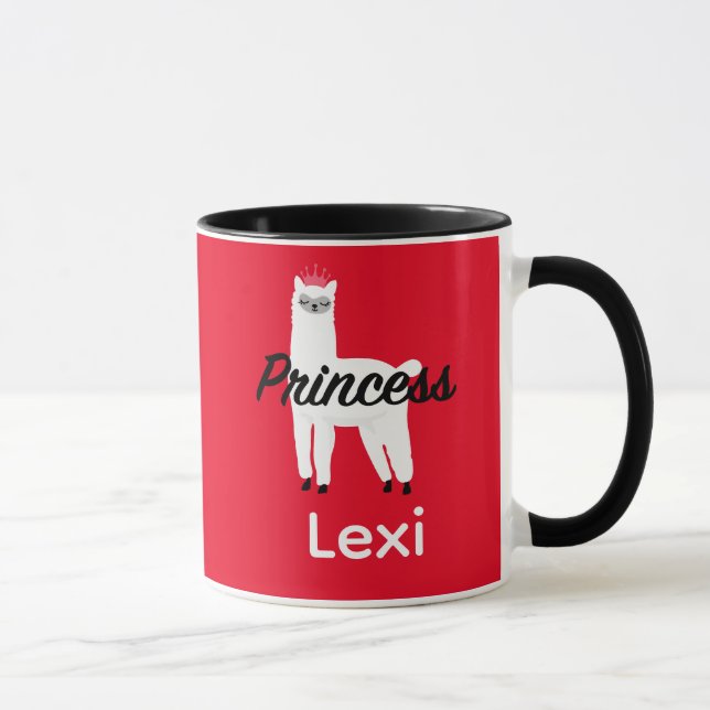 Caneca Princesa Lama Design - Combo Mug (Direita)