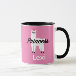 Caneca Princesa Lama Design - Combo Mug