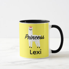 Caneca Princesa Lama Design - Combo Mug