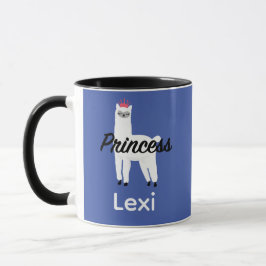 Caneca Princesa Lama Design - Combo Mug