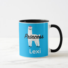 Caneca Princesa Lama Design - Combo Mug