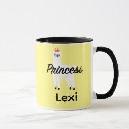 Caneca Princesa Lama Design - Combo Mug