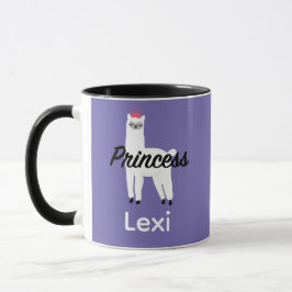 Caneca Princesa Lama Design - Combo Mug