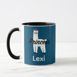 Caneca Princesa Lama Design - Combo Mug