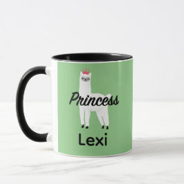 Caneca Princesa Lama Design - Combo Mug
