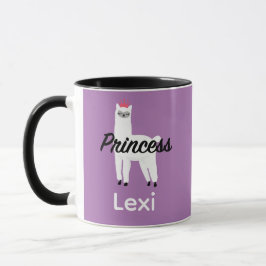 Caneca Princesa Lama Design - Combo Mug