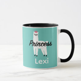 Caneca Princesa Lama Design - Combo Mug