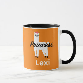 Caneca Princesa Lama Design - Combo Mug