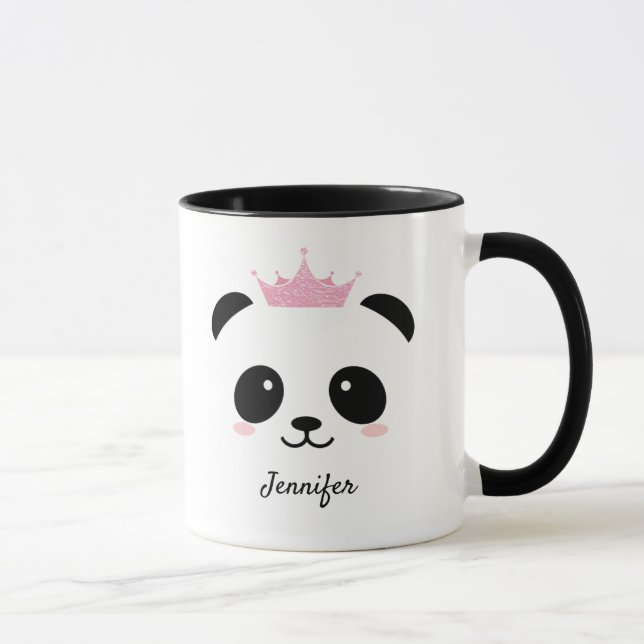Caneca Princesa Panda bonita personalizada  (Direita)