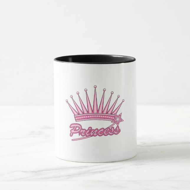 Caneca Princesa Rosa Coroa (Centro)