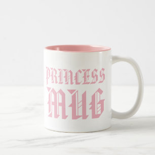 Caneca princesa   Slogan Divertido Para Meninas De