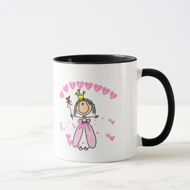 Caneca Princesa Vara Figura Camiseta e presentes do (Direita)
