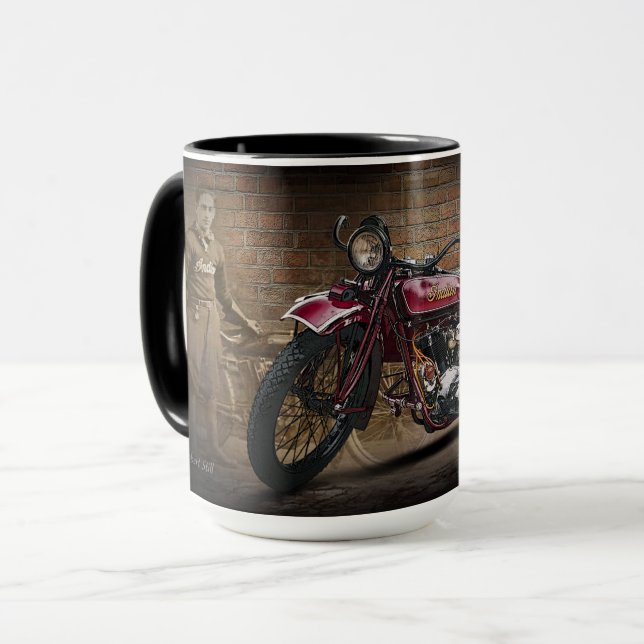 Caneca principal grande indiana da motocicleta (Frente Esquerda)