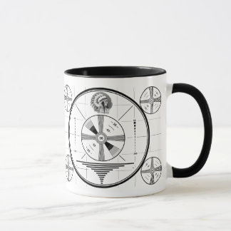 Caneca principal indiana do teste padrão de teste