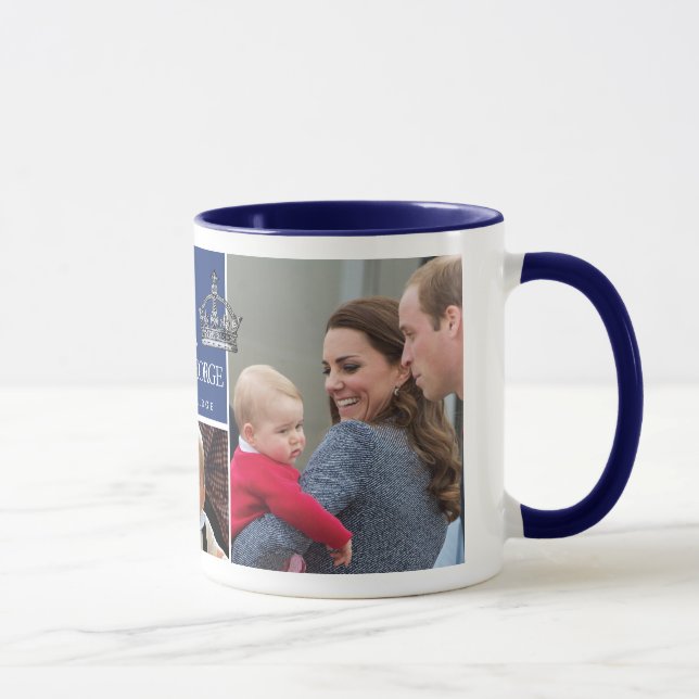 Caneca Príncipe George - William & Kate (Direita)