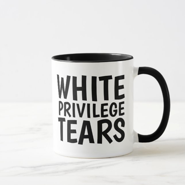 Caneca PRIVILÉGIO BRANCO LEVA LÁGRIMAS DE Café (Direita)