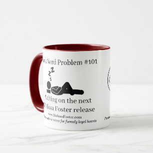 Caneca Problema do Nerd de livro nº 101 Mug