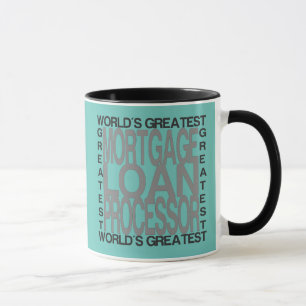 Caneca Processador do empréstimo hipotecário dos mundos